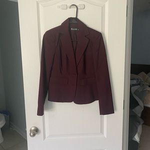 New York & Company Purple Blazer Size 2